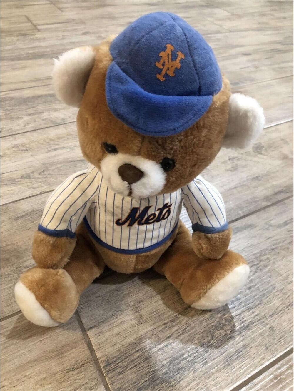 VTG MLB‎ New York Mets Stuffed Animal Plush National League Champions 20x15.5"
